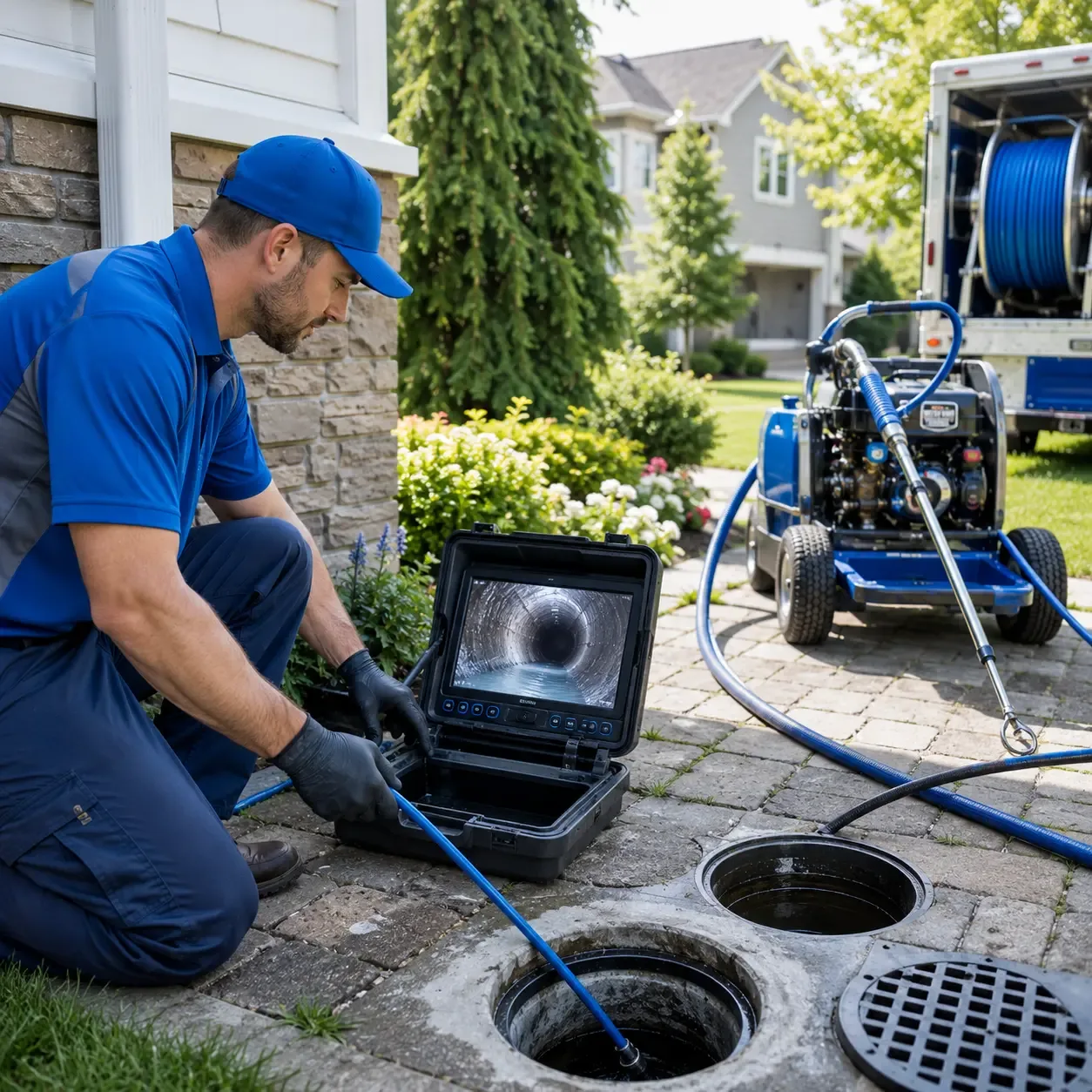 Outdoor drain cleaning professionals serving Lawndale, NC